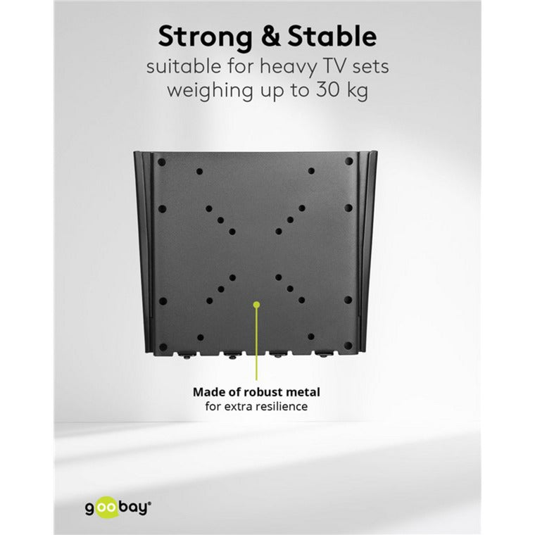 Load image into Gallery viewer, Goobay tv wall mount caravan fixed (m), 23 to 42 inch wandmontage (zwart)
