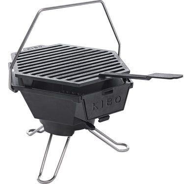 The windmill kibo grill model 3.0 houtskoolbarbecue (zwart)