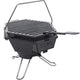 The windmill kibo grill model 3.0 houtskoolbarbecue (zwart)