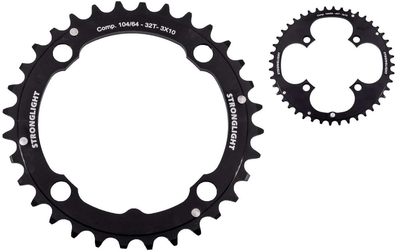 Load image into Gallery viewer, Stronglight mtb chainring 10-speed 4-arm ø 104 mm
