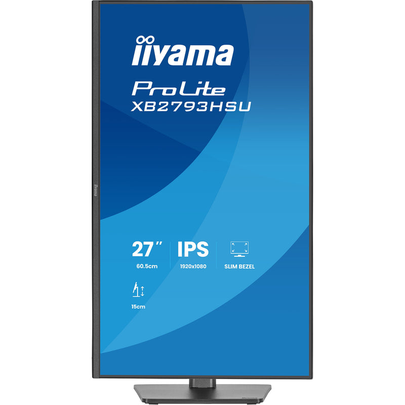 Load image into Gallery viewer, Iiyama prolite xb2793hsu-b1 27 monitor (zwart (mat), 120hz, hdmi, displayport, usb, audio)
