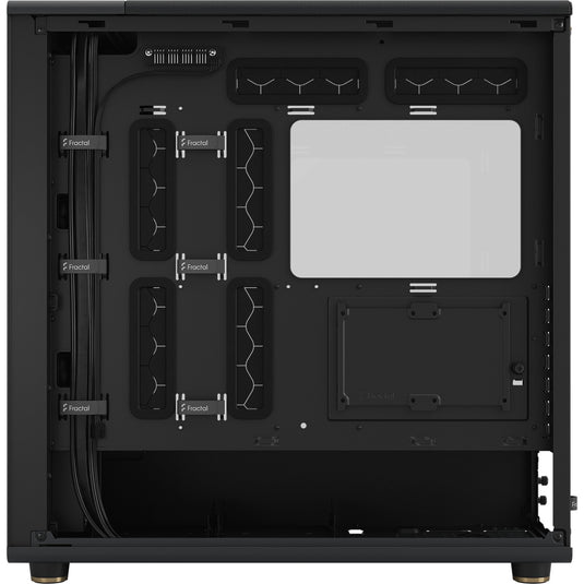 Fractal design north xl midi tower behuizing (zwart | 2x usb-a | 1x usb-c | tempered glass)