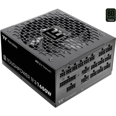 Thermaltake toughpower tf3 modulaire 1650 watt voeding (zwart, 2x 12v-2x6, 9x pcie)