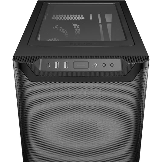 Be quiet! pure base 501 airflow midi tower behuizing (zwart | 2x usb-a | 1x usb-c)