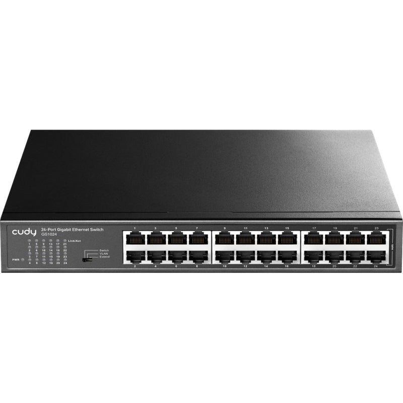 Afbeelding laden in galerijviewer, Cudy 24-port gigabit metal switch (zwart)
