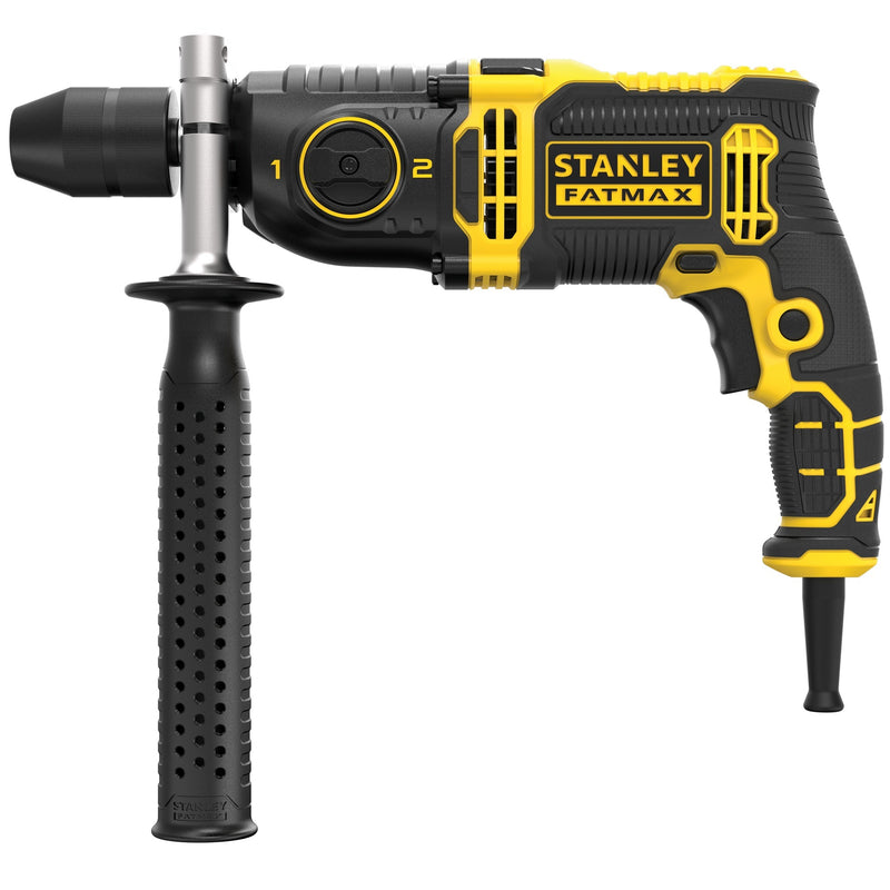 Load image into Gallery viewer, Stanley fatmax 1100w klopboormachine (geel zwart, 2 versnellingen, met koffer)
