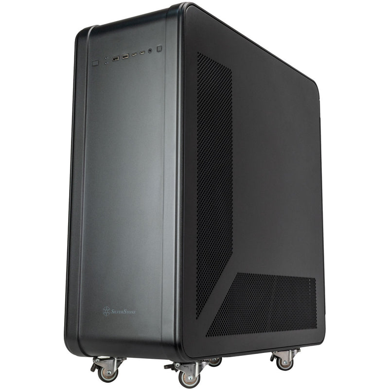Load image into Gallery viewer, Silverstone alta t1 big tower behuizing (zwart | 2x usb-a | 2x usb-c)
