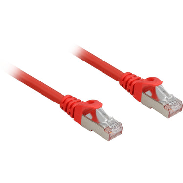 Sharkoon netwerkkabel sftp, rj-45 met cat.6a (rood, 10 meter, halogeenvrij)