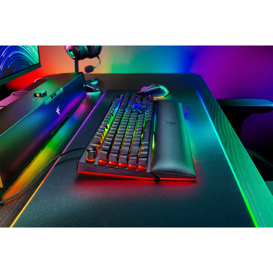 Razer blackwidow v4 pro, gaming toetsenbord (zwart, us lay-out, green, rgb leds, doubleshot abs)