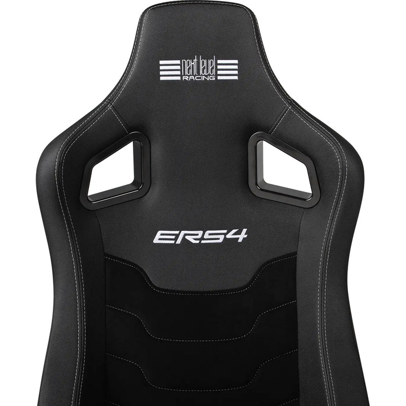 Load image into Gallery viewer, Next level racing ers4 elite reclining seat - pu leder suède edition gamestoel (zwart)
