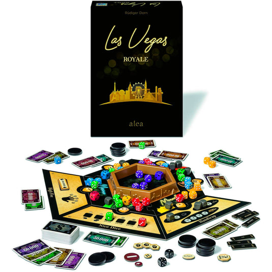 Ravensburger las vegas royale dobbelspel (engels, 2 - 5 spelers, 45 - 60 minuten, vanaf 8 jaar)