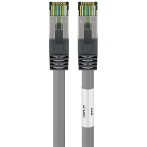 Goobay cat.8.1 netwerkkabel (grijs, 3 meter, s ftp (pimf), rj-45)