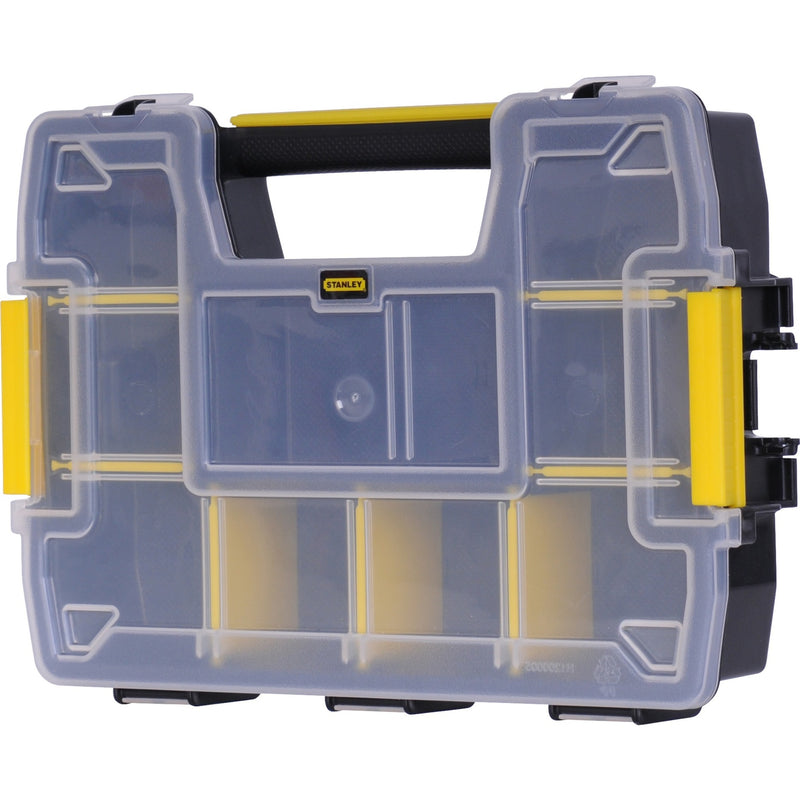 Load image into Gallery viewer, Stanley sortmaster organiser light stapelbaar gereedschapsbox (zwart geel)
