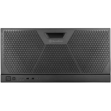 Silverstone rm51 rack behuizing (zwart | 5u | 2x usb-a | 1x usb-c)