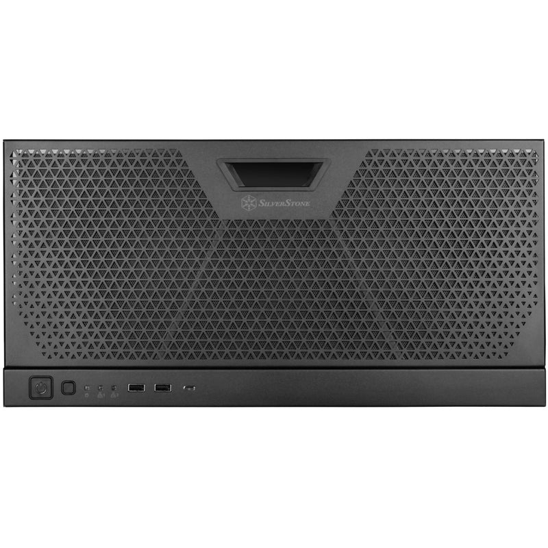 Load image into Gallery viewer, Silverstone rm51 rack behuizing (zwart | 5u | 2x usb-a | 1x usb-c)
