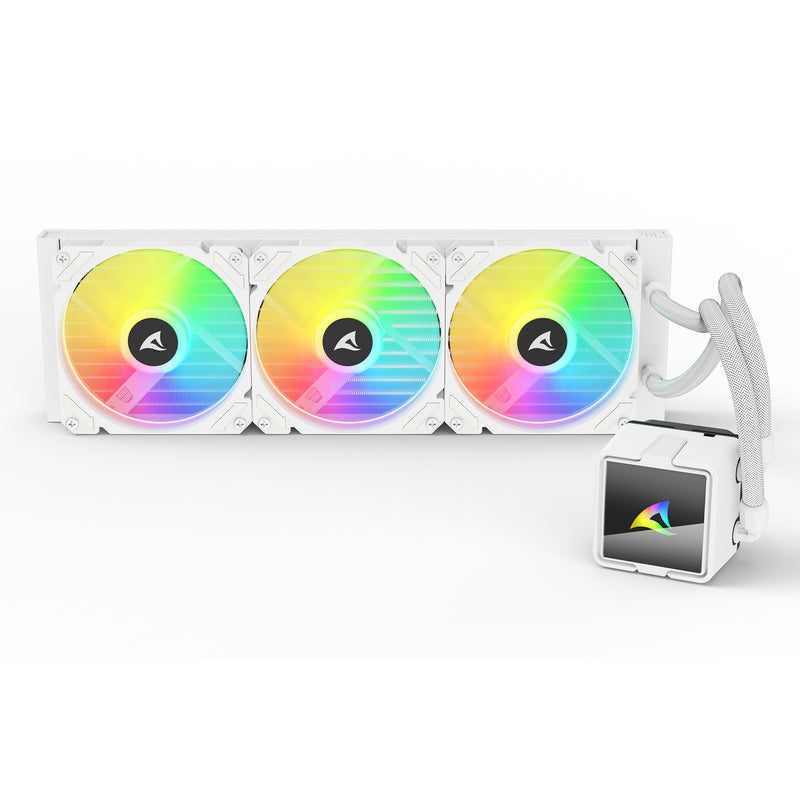 Load image into Gallery viewer, Sharkoon s60 argb waterkoeling (wit, 4-pin pwm)
