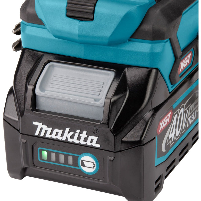 Load image into Gallery viewer, Makita 40 v max boor- schroefmachine xgt df001gd201 schroeftol (blauw zwart, mbox, oplader en 2 accu's (2,5 ah) inbegrepen)
