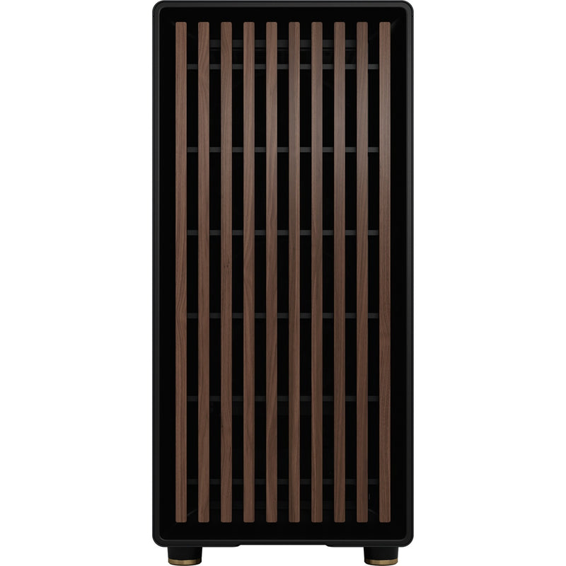 Load image into Gallery viewer, Fractal design north midi tower behuizing (zwart houtkleur | 2x usb-a | 1x usb-c | tempered glass)
