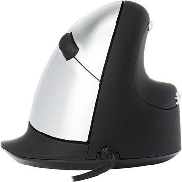 R-go tools he break ergonomische muis (zwart zilver, 2400dpi, rechts, large (handlengte boven de 185mm))