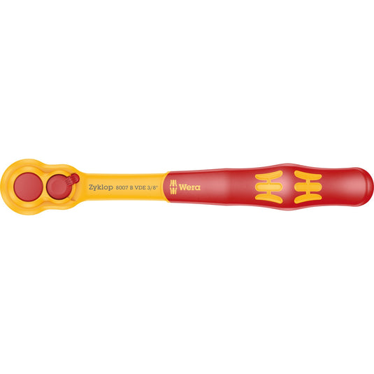 Wera zyklop ratel 8007 b vde 3 8 (rood geel)