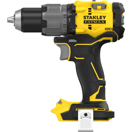 Stanley fatmax v20 18v borstelloze schroefklopboormachine (geel zwart, accu en oplader niet inbegrepen)