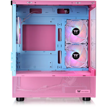 Thermaltake view 170 tg argb mini tower behuizing (roze | 2x usb-a | rgb | tempered glass)