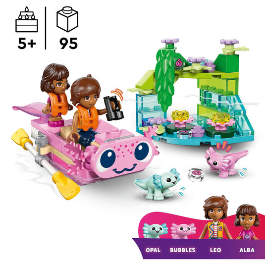 Lego friends axolotl avontuur boot bouwset - speelgoed - 42681