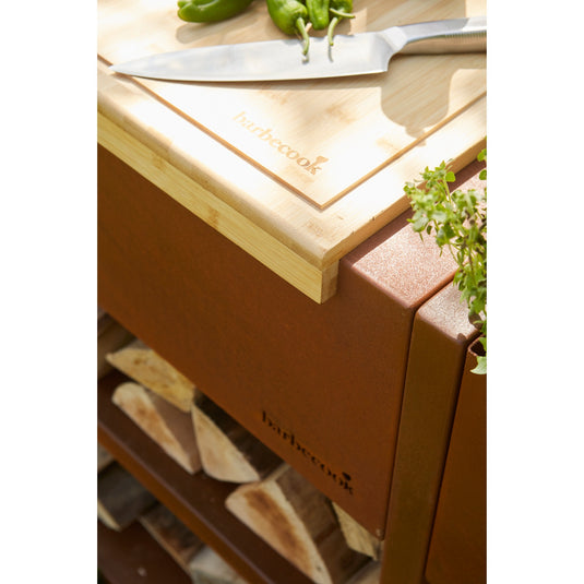 Barbecook nestor buddy uit cortenstaal tafel