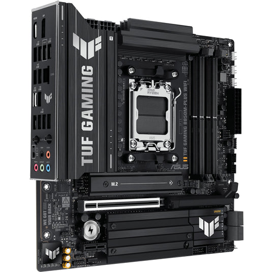 Asus tuf gaming b850m-plus wifi socket am5 moederbord (2.5gb-lan, wi-fi 6e, bt, sound, µatx)