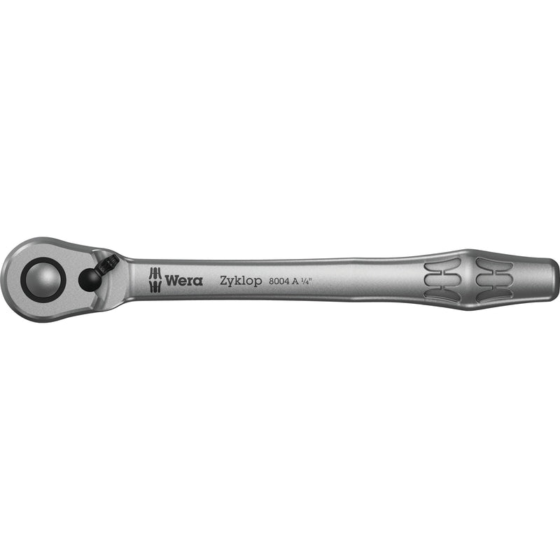 Load image into Gallery viewer, Wera 8004 a zyklop metal-ratel met omschakelpal met 1 4 -aandrijving , 1 4 duim x 141.0 mm - 1 stuk(s) - 05004004001
