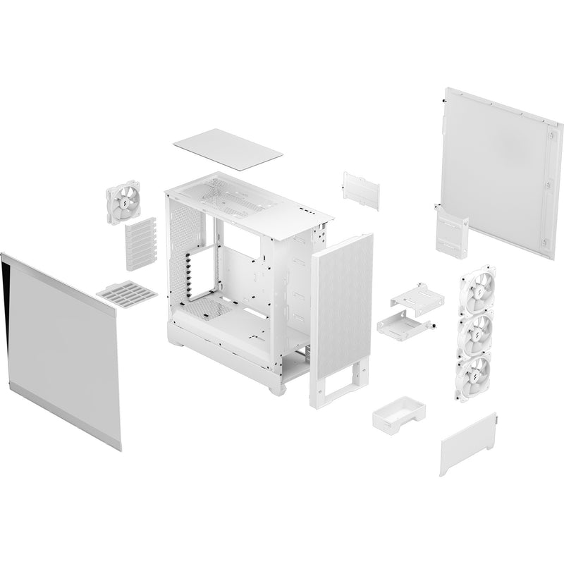 Load image into Gallery viewer, Fractal design pop xl air rgb big tower behuizing (wit | 2x usb-a | rgb | tempered glass)
