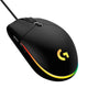 Logitech g203 lightsync gaming muis (zwart, 200 - 8000 dpi, rgb leds)