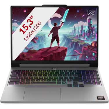 Lenovo loq 15ahp11 (83tn0005mh) 15.3 gaming laptop (grijs | r7 250 | rtx 5060 | 16 gb | 512 gb ssd)