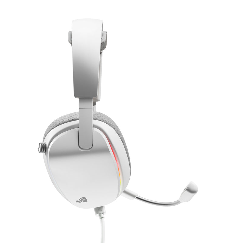 Load image into Gallery viewer, Glorious ghs eternal rgb - stereo rgb gamingheadset over-ear gaming headset (wit, pc, ps5, ps4, switch, usb-c)
