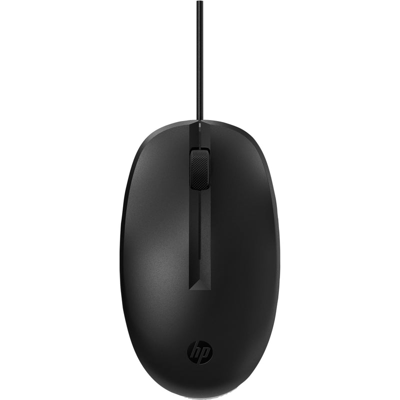 Load image into Gallery viewer, Hp 128 lasermuis met kabel (zwart, 1200 dpi)
