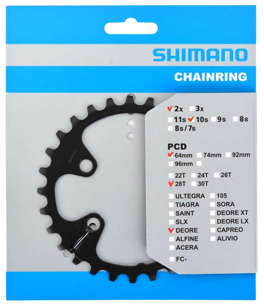 Shimano deore fc-m6000 (bg) chainring for 38 28t