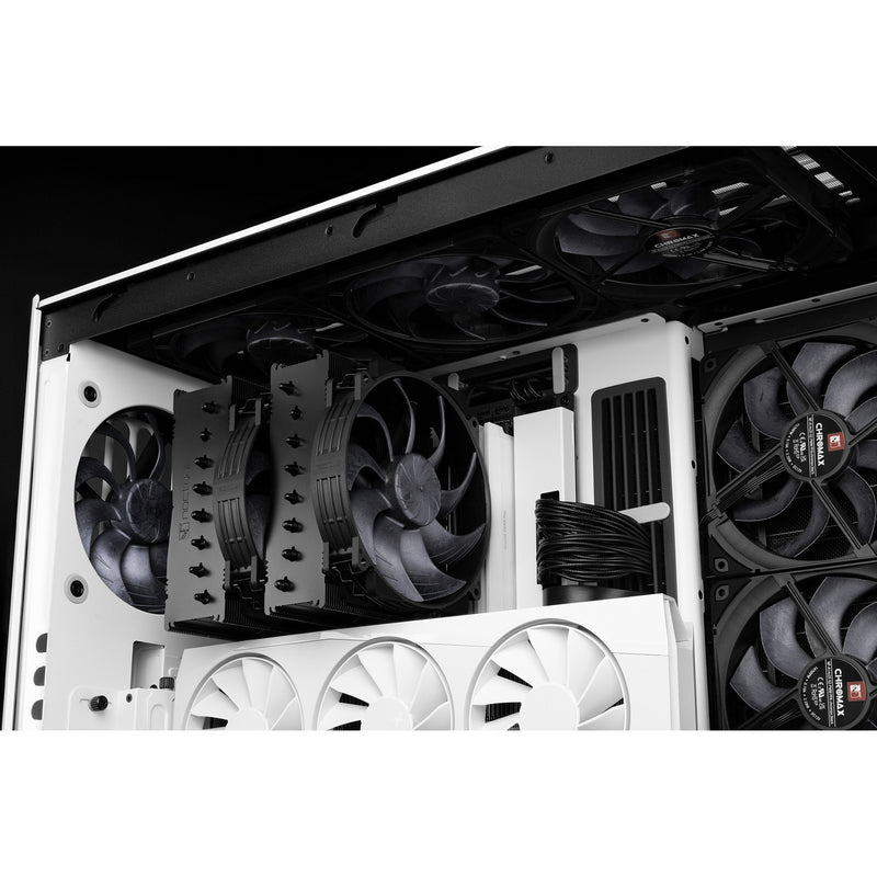 Load image into Gallery viewer, Noctua nf-a14x25r g2 pwm sx2-pp chromax.black case fans (zwart, 2 stuks, 140 x 140 x 25 mm)
