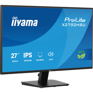 Iiyama prolite x2792hsu-b1 27 monitor (zwart (mat), hdmi, displayport, 2x usb-a, usb-b, 120 hz)