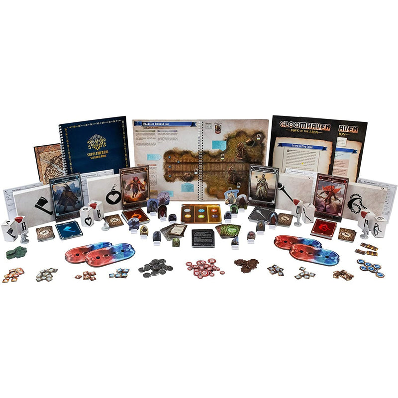 Load image into Gallery viewer, Asmodee gloomhaven: jaws of the lion bordspel (engels, 1 - 4 spelers, 30 - 120 minuten, vanaf 14 jaar)
