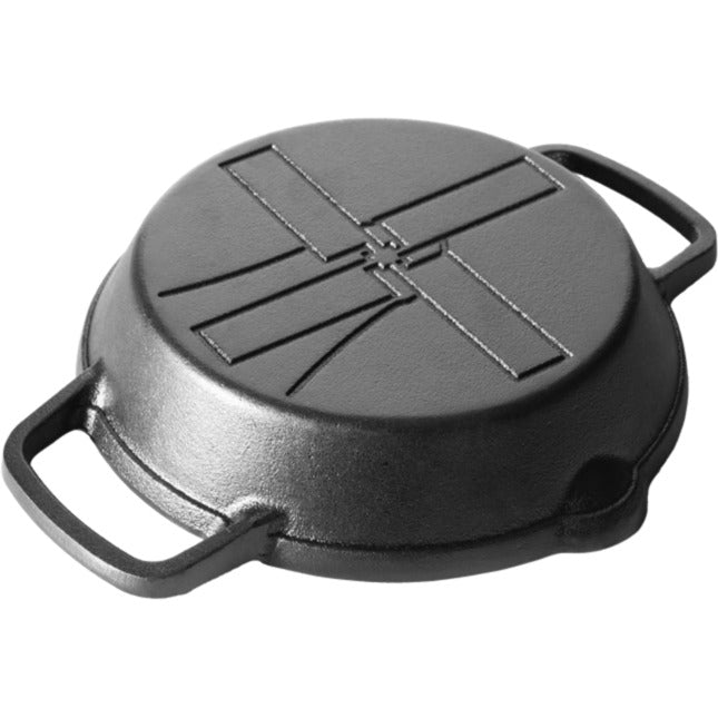 Afbeelding laden in galerijviewer, The windmill skillet s met 2 handvatten bak- braadpan (zwart, ø 16 cm)
