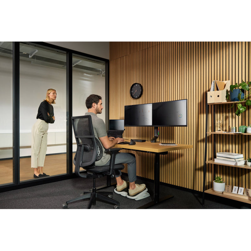 Load image into Gallery viewer, Kensington pro fit ergo kb675 eq tkl rechargeable keyboard (zwart, eu lay-out (qwerty), membraan, 80% (tkl), bluetooth, 2.4 ghz)
