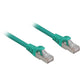 Sharkoon netwerkkabel sftp, rj-45 met cat.6a (groen, 0,25 meter, halogeenvrij)