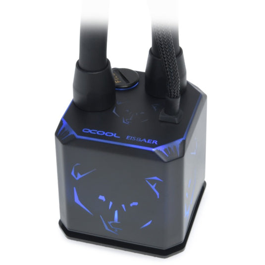 Alphacool eisbaer 360 aurora hpe waterkoeling (zwart)