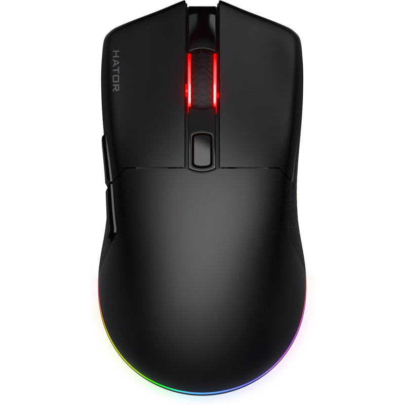 Load image into Gallery viewer, Hator pulsar 3 wireless gaming muis (zwart, 400 - 11.000 dpi, rgb, 2.4ghz bluetooth 5.1 usb)
