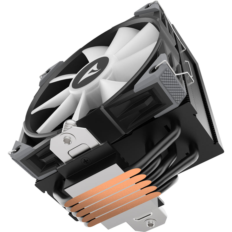 Load image into Gallery viewer, Sharkoon a50 rgb cpu-koeler (zwart, 4-pins pwm fan-connector)
