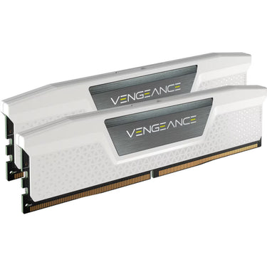 Corsair vengeance 32 gb ddr5-6000 (2x 16 gb) werkgeheugen (wit, cmk32gx5m2d6000z38w, xmp, expo)