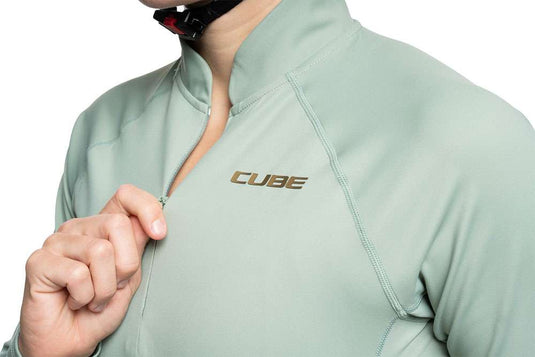 Cube half zip - women's long sleeve jersey