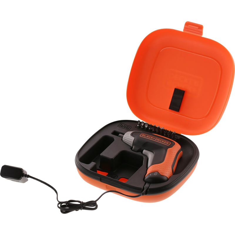 Load image into Gallery viewer, Black+decker 3,6v lithium-ion rapid driver accuschroevendraaier schroefboor (oranje zwart)
