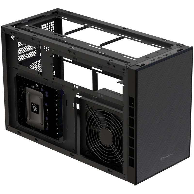 Load image into Gallery viewer, Silverstone sugo 17 mini tower behuizing (zwart | 2x usb-a | 1x usb-c)
