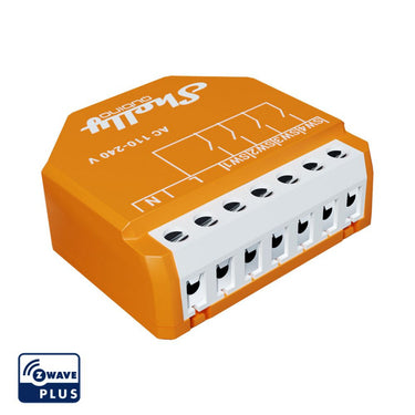 Shelly wave i4 lr (eu) schakelaar (oranje, z-wave)